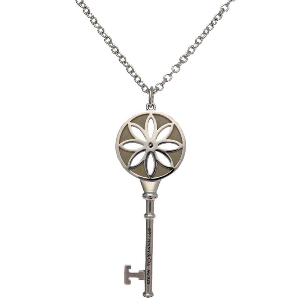 TIFFANY Silver Diamond Necklace